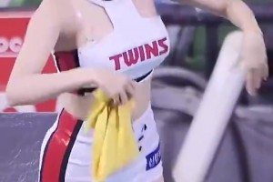 杨瀚森混音队赛前热身🔥手感在线！三分线外百发百中！